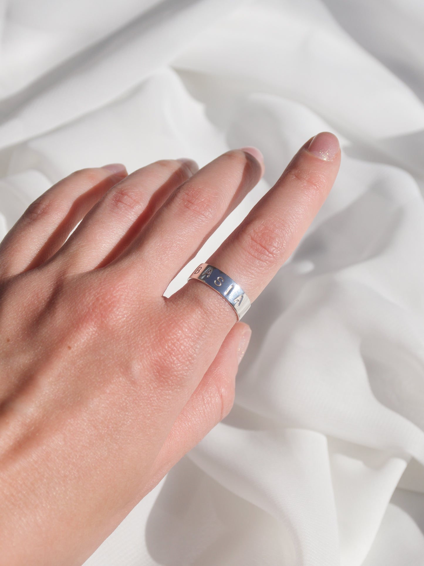 Engraved Ring Band Set