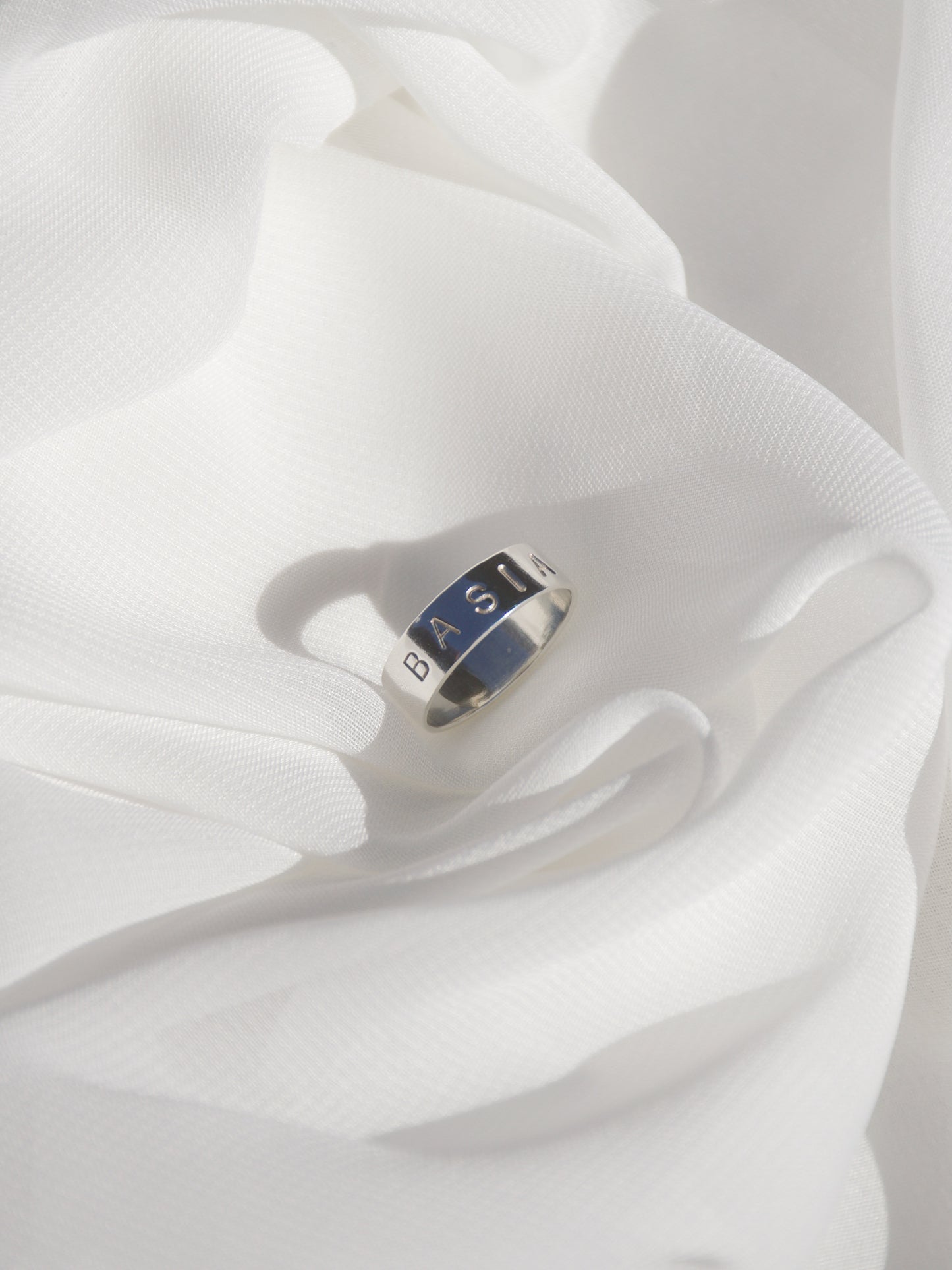 Engraved Ring Band Set